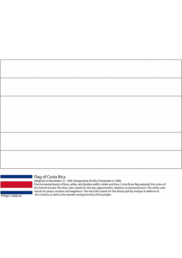 Flag Of Costa Rica 1