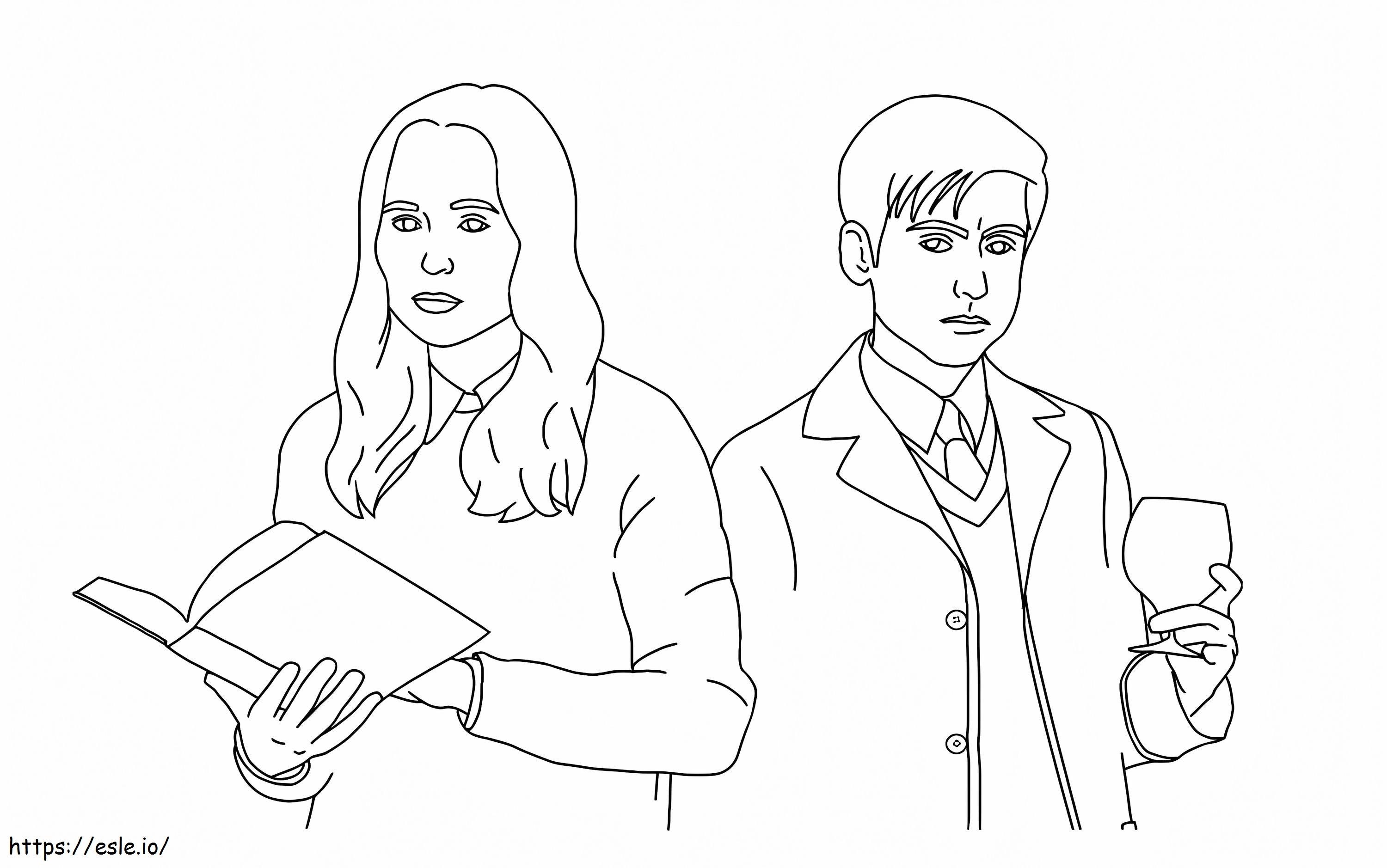 Vanya And Number Five Coloring Page