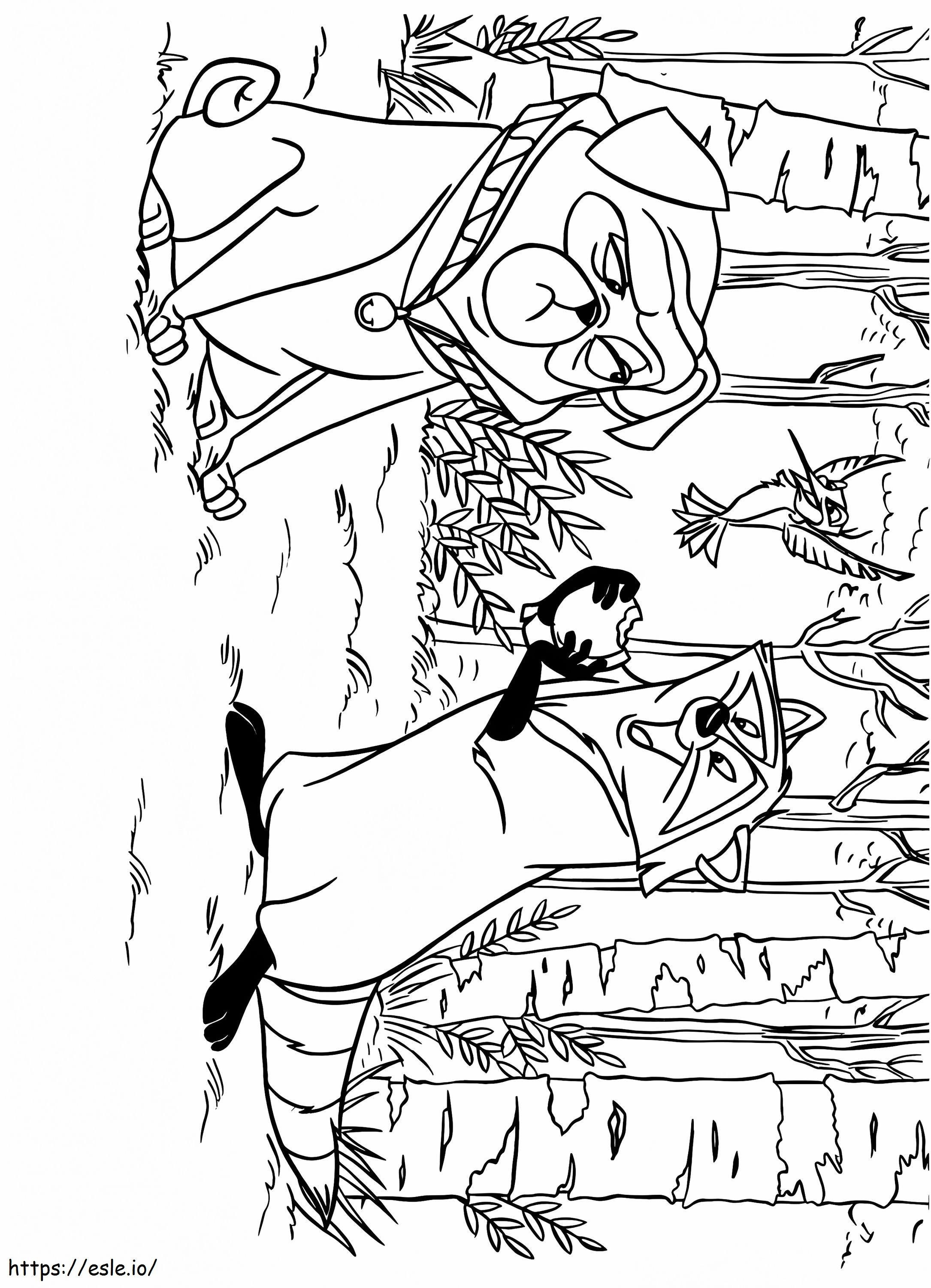 1561707279 Percy And Meeko A4 coloring page