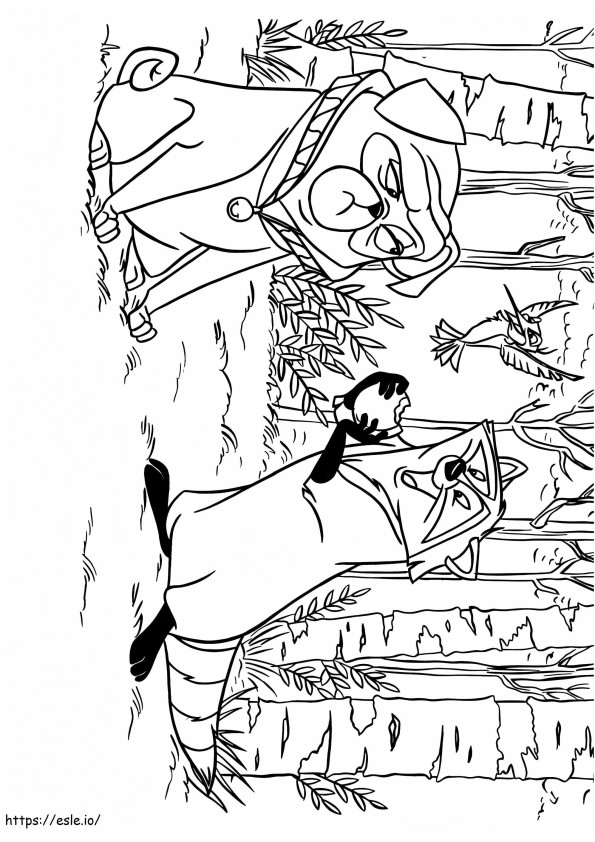 1561707279 Percy And Meeko A4 coloring page