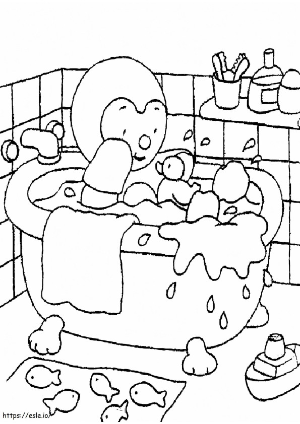 Tchoupi 1 coloring page