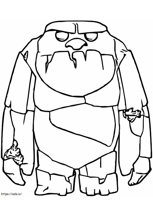 Funny Giant coloring page