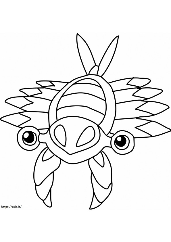 Coloriage Pokémon Anorith Gen 3 à imprimer dessin