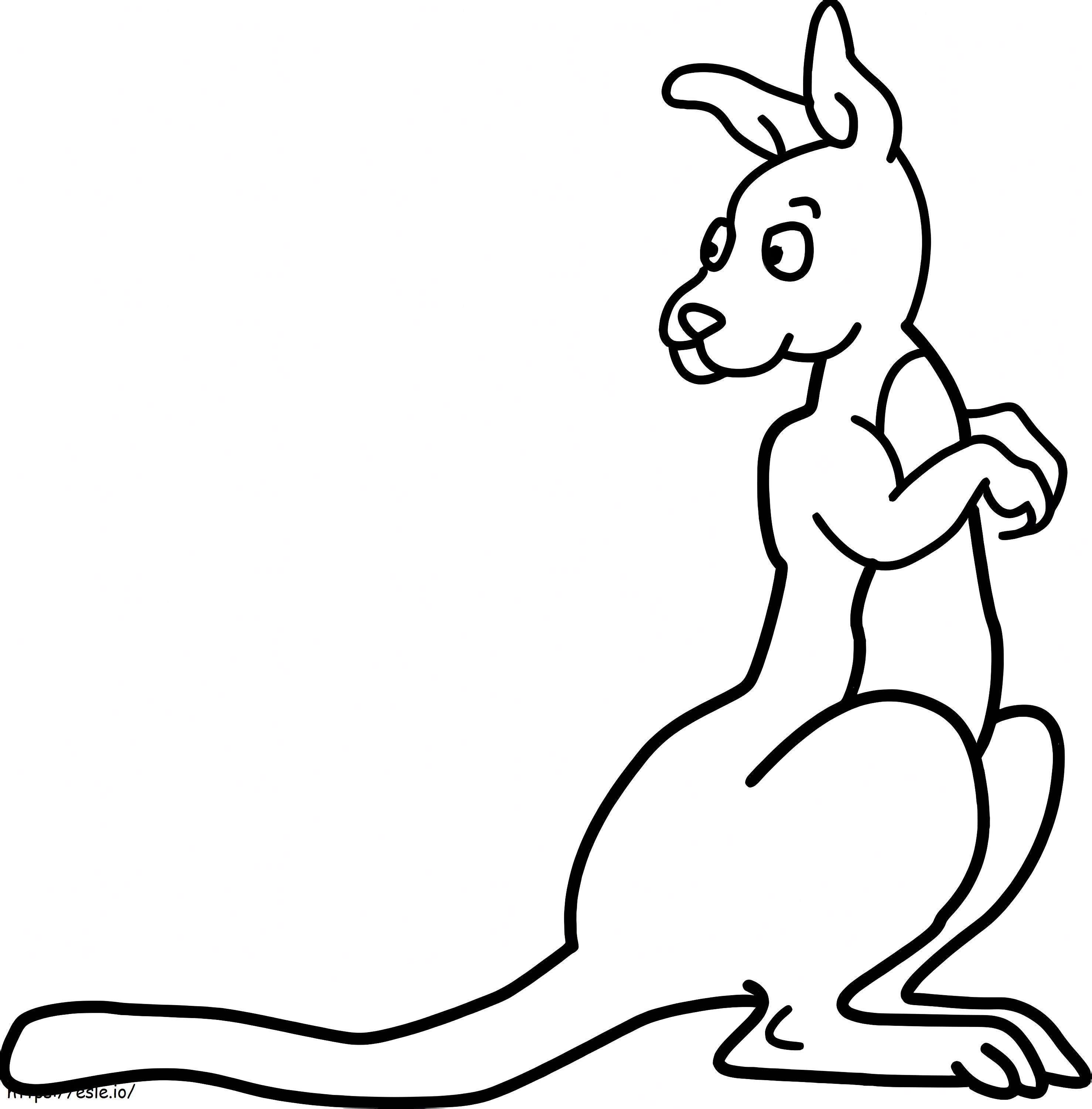 Normal Kangaroo coloring page