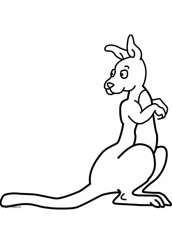 Normal Kangaroo coloring page