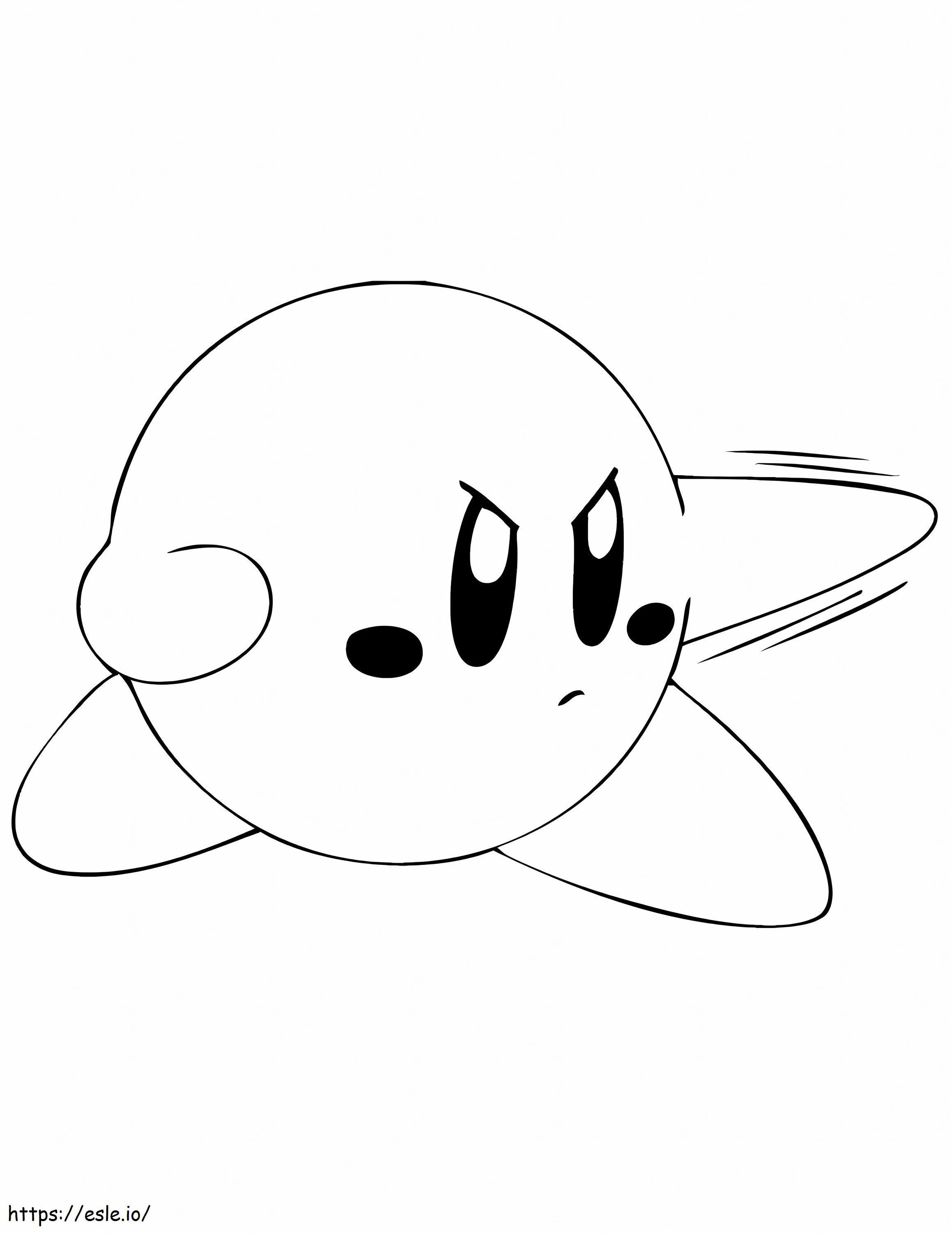 Walka Kirby’ego kolorowanka