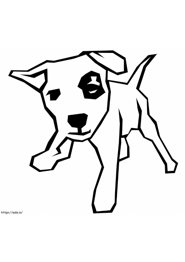Puppy To Color coloring page