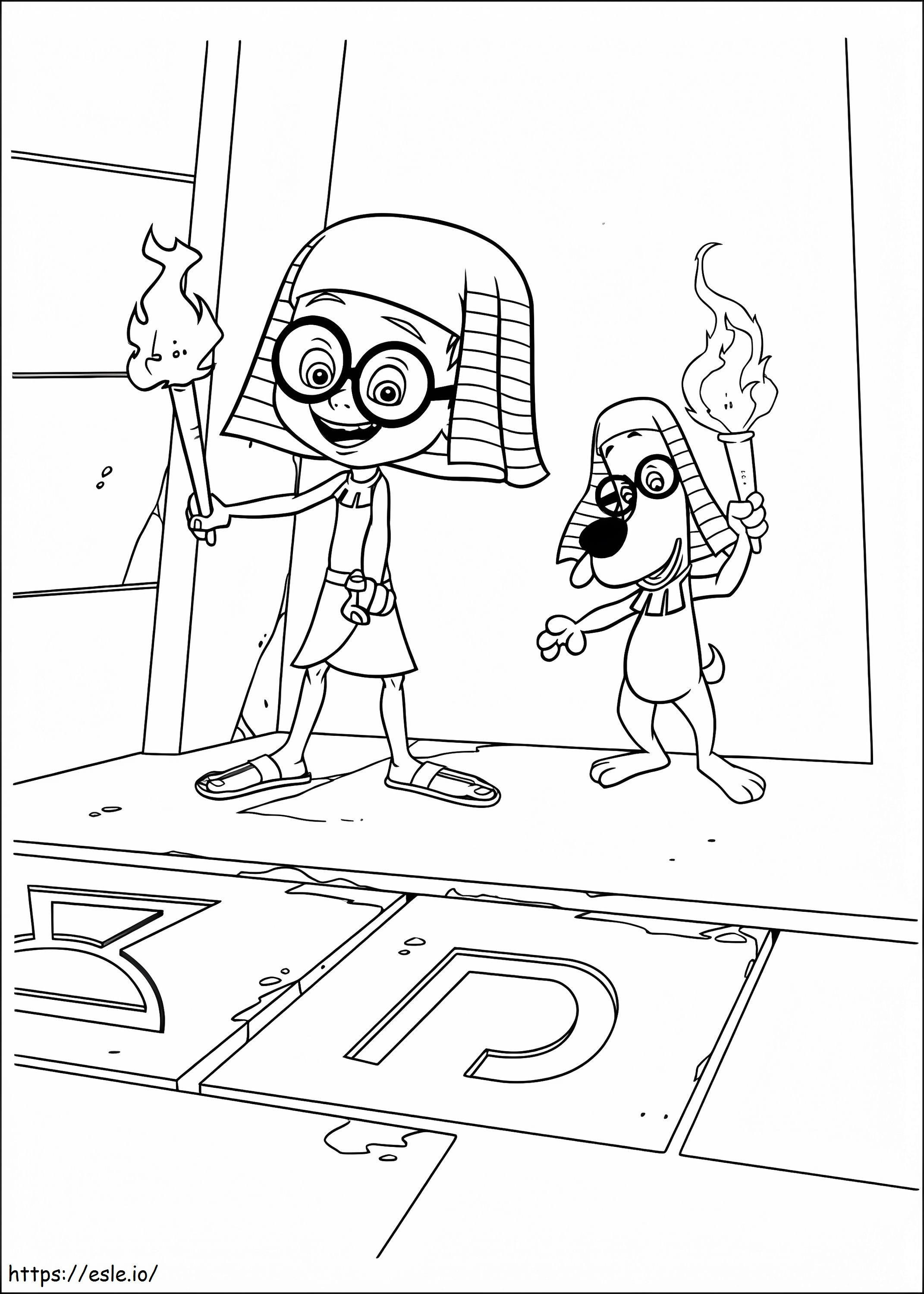 Mr. Peabody And Sherman 10 coloring page