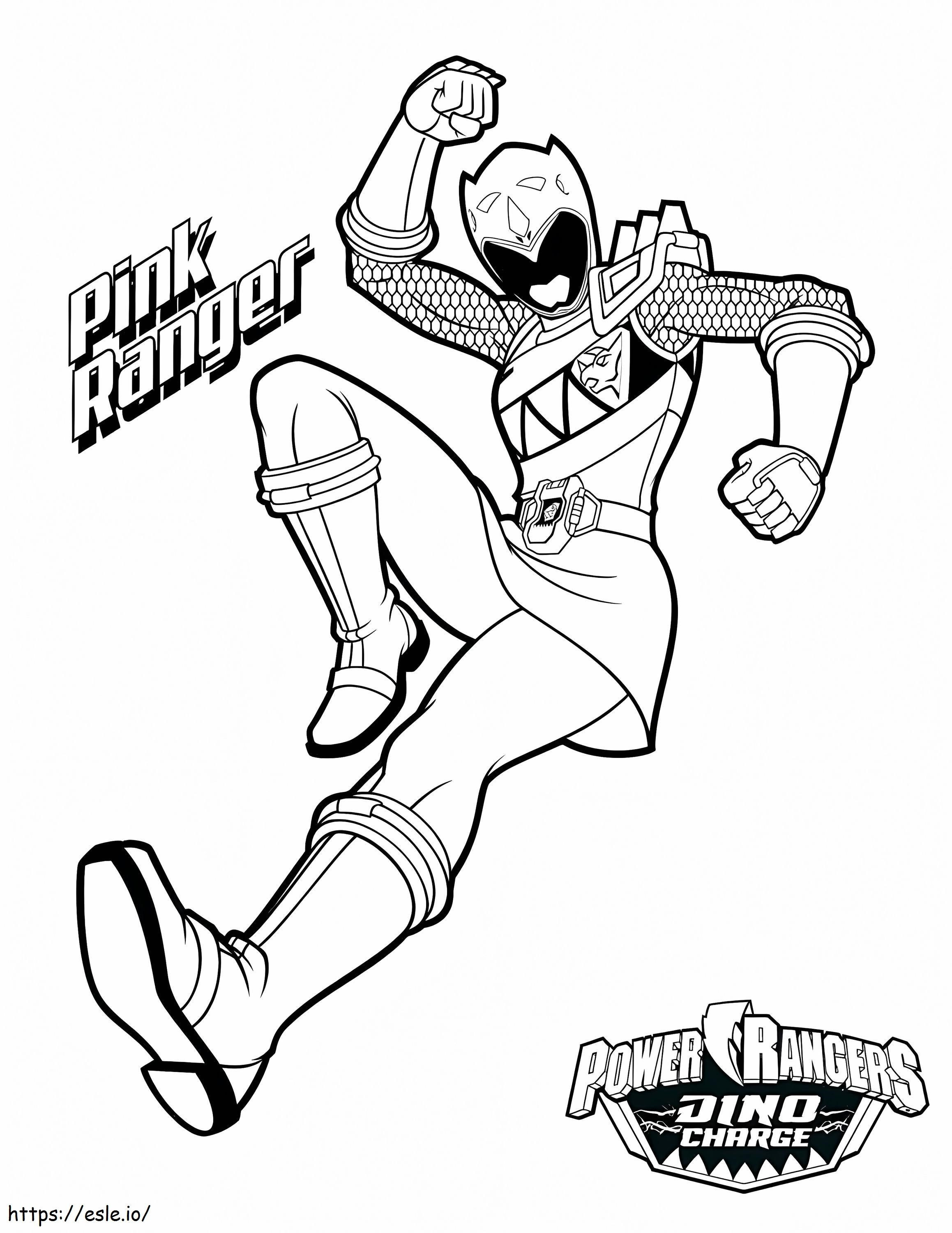 Coloriage Power Rangers 5 à imprimer dessin