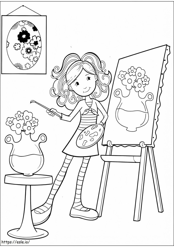 Odlotowy rysunek dziewcząt kolorowanka