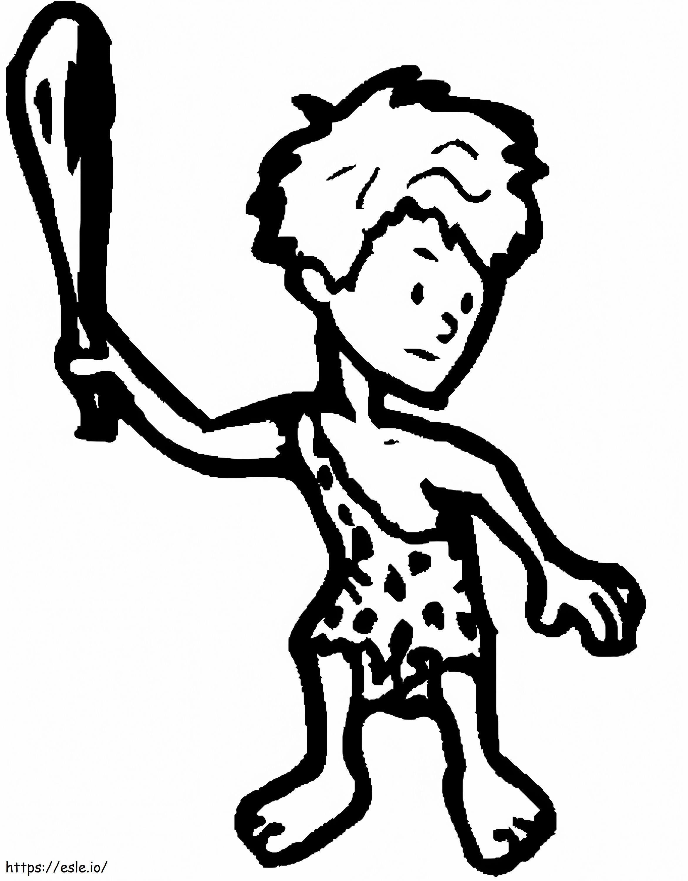 1529118930 Costume Caveman 1460091675 coloring page