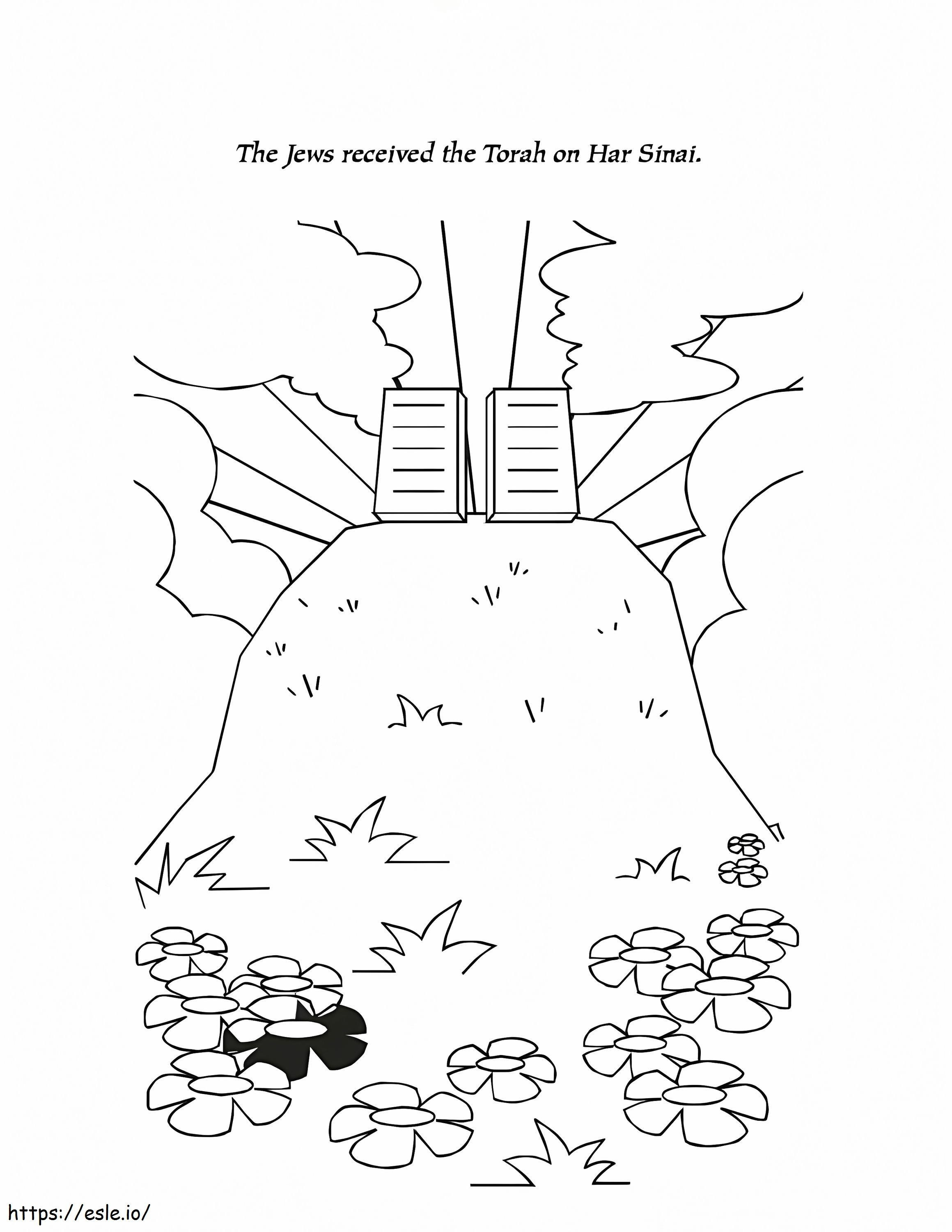 Shavuot coloring page