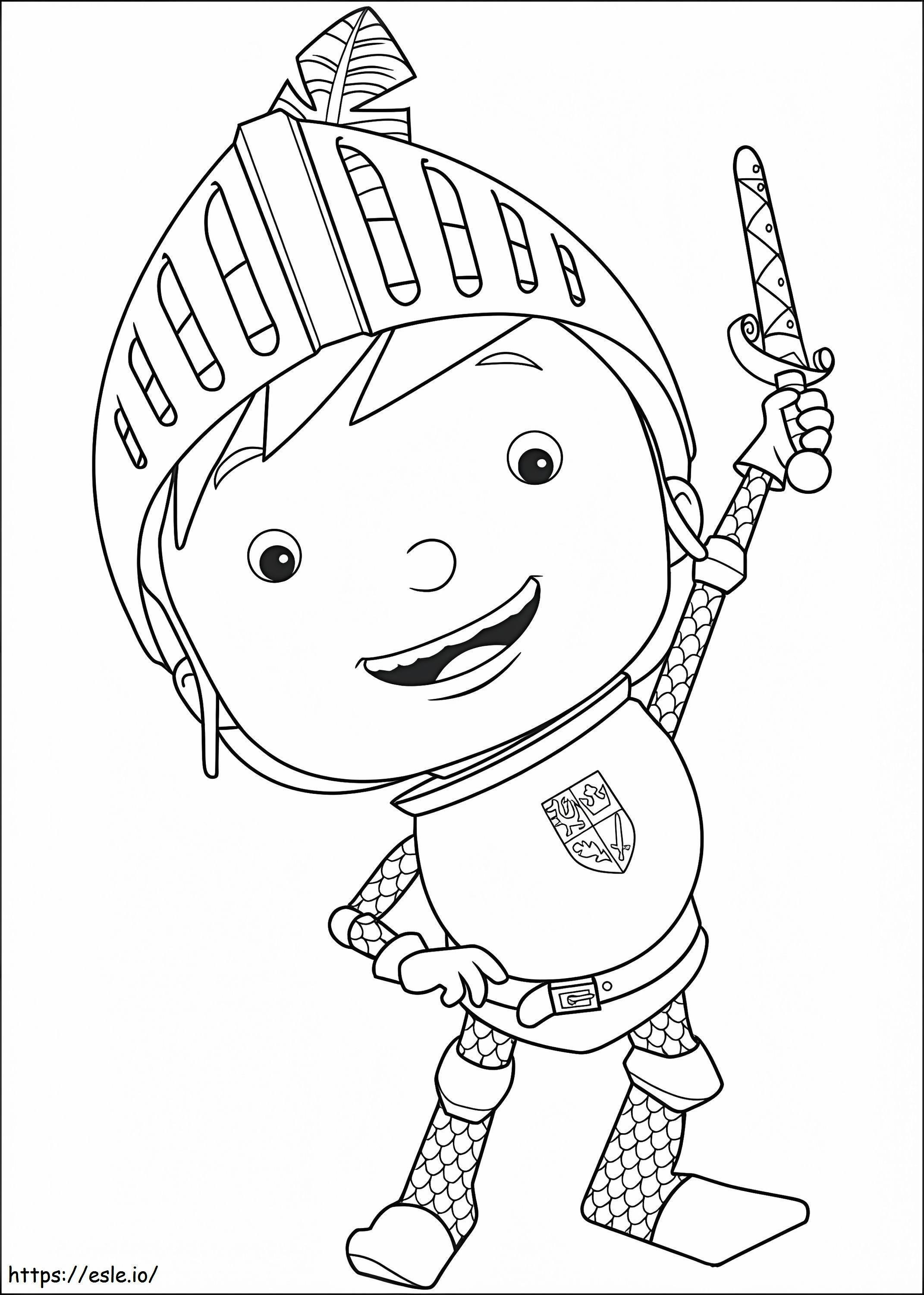 Mike The Knight coloring page