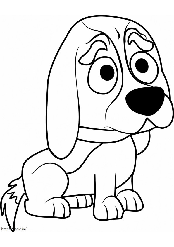 Millard From Pound Puppies coloring page
