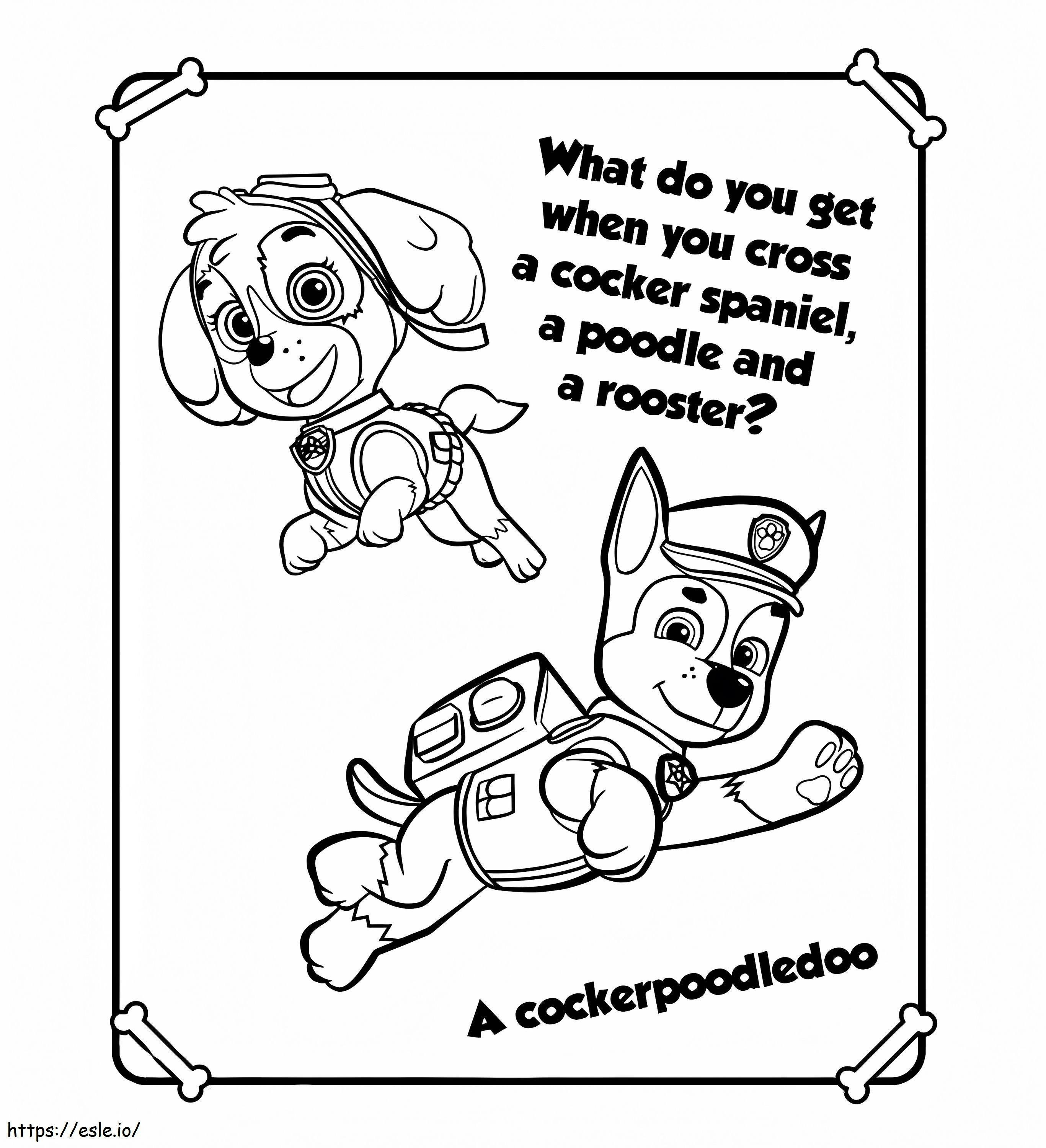 Chase Paw Patrol 19 coloring page