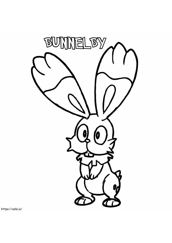 Bunnelby-Pokémon ausmalbilder