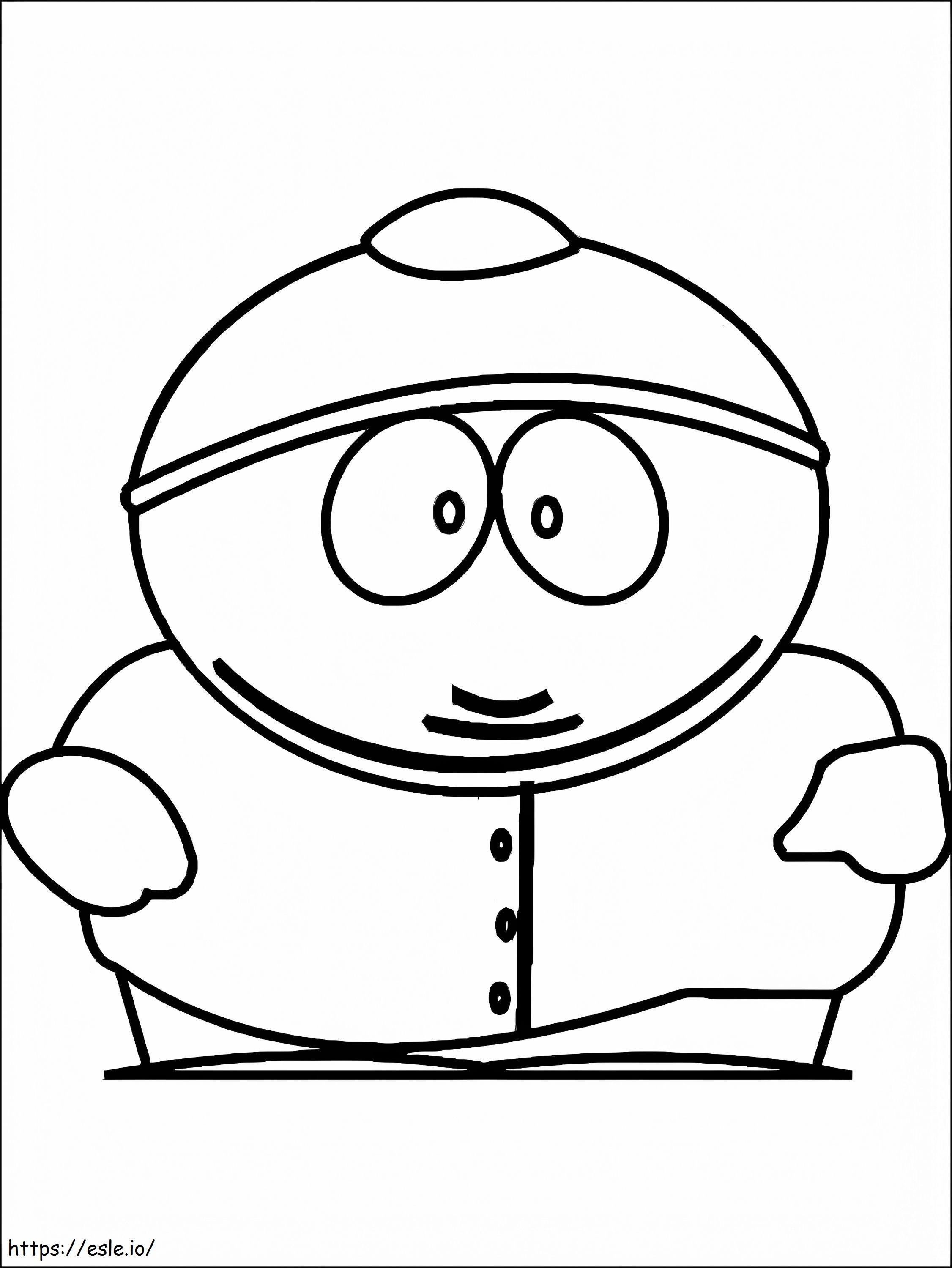 Coloriage Eric Cartman De South Park à imprimer dessin