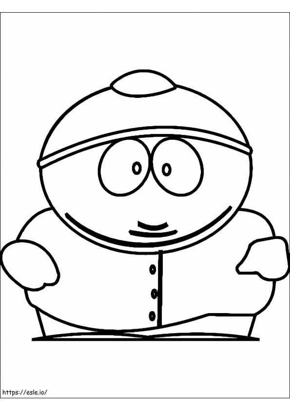 Coloriage Eric Cartman De South Park à imprimer dessin