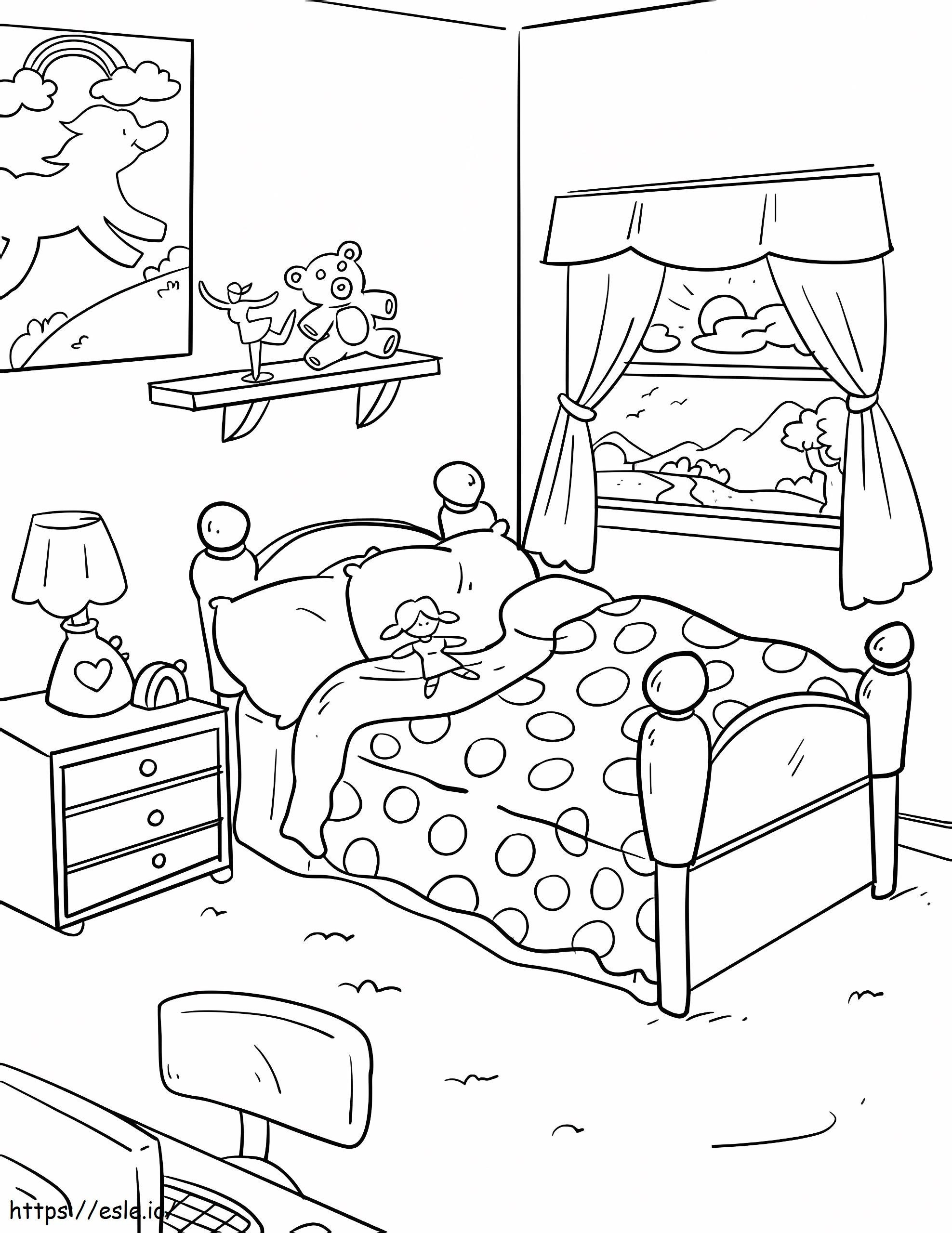 Good Bedroom coloring page