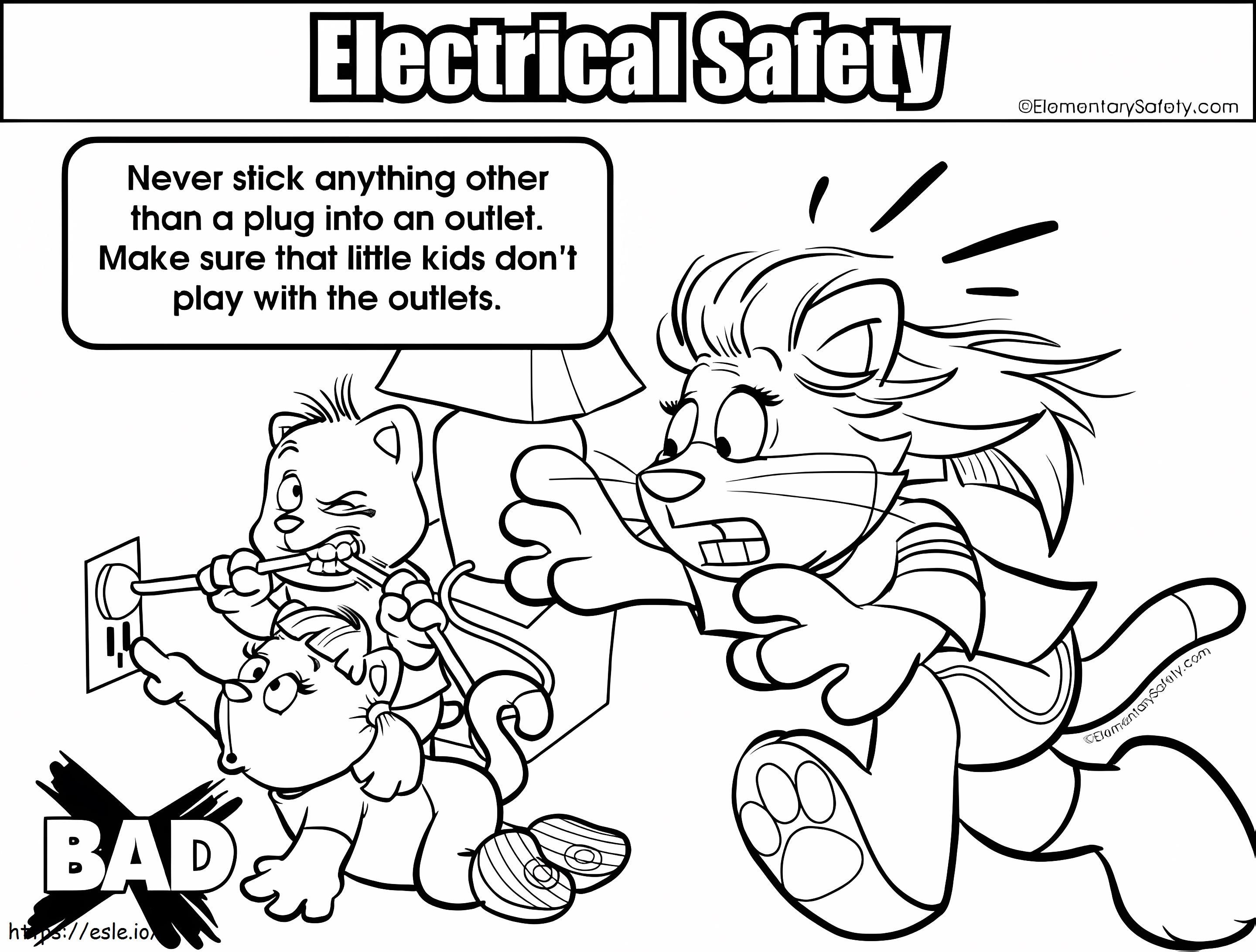 Kids Power Outlets coloring page