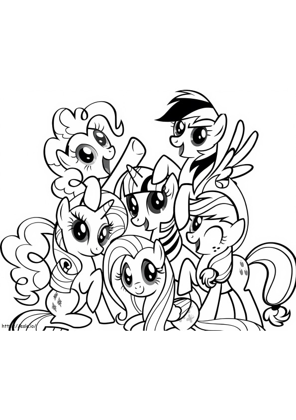 Pony And Friend coloring page
