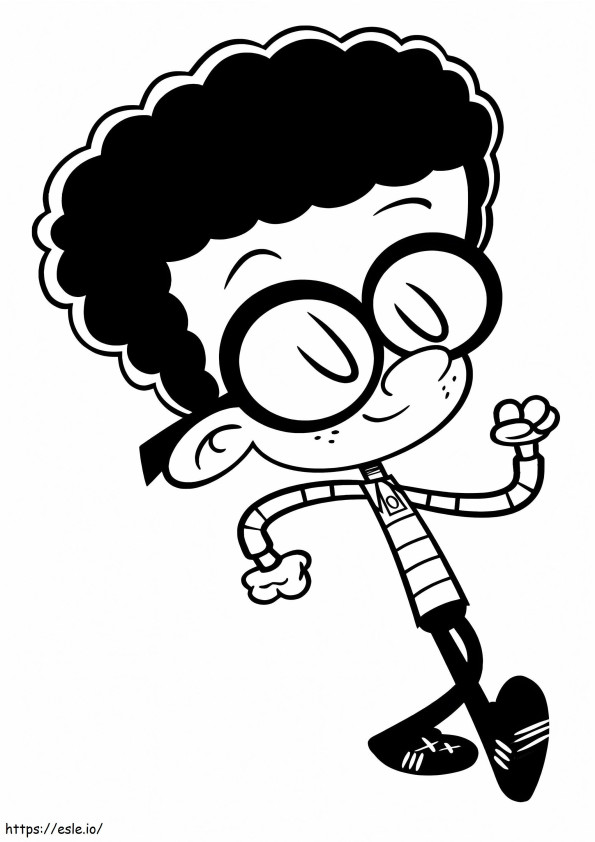 Clyde Loud House coloring page