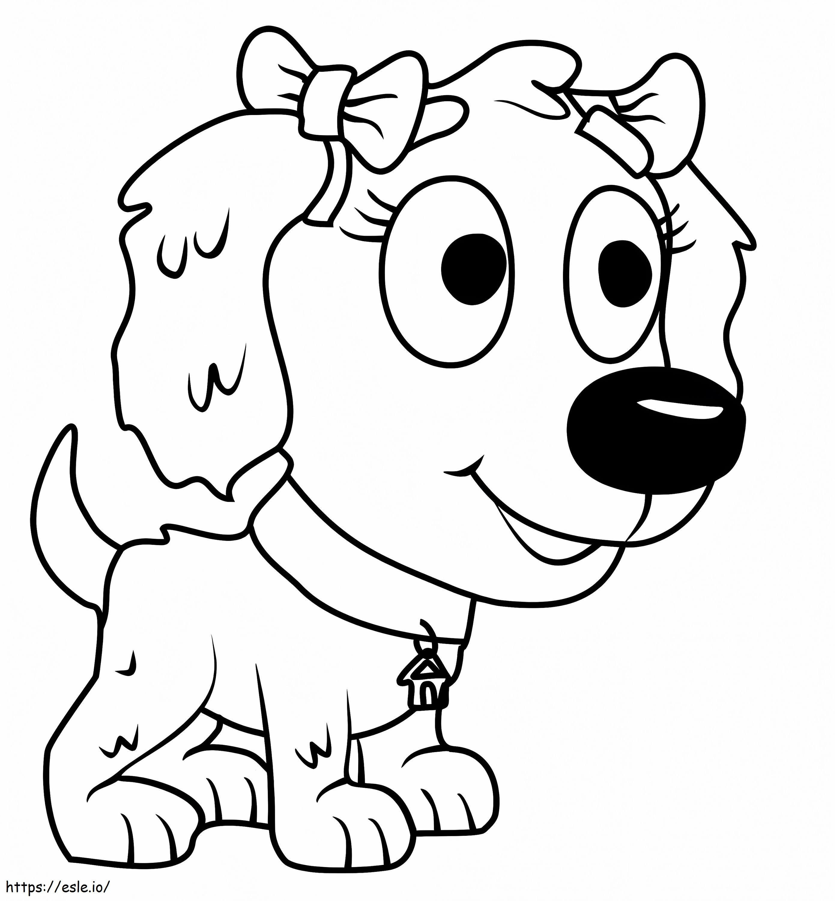 Sweet Pea From Pound Puppies coloring page
