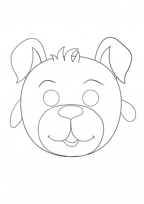 Dog mask freebie for kids of all ages