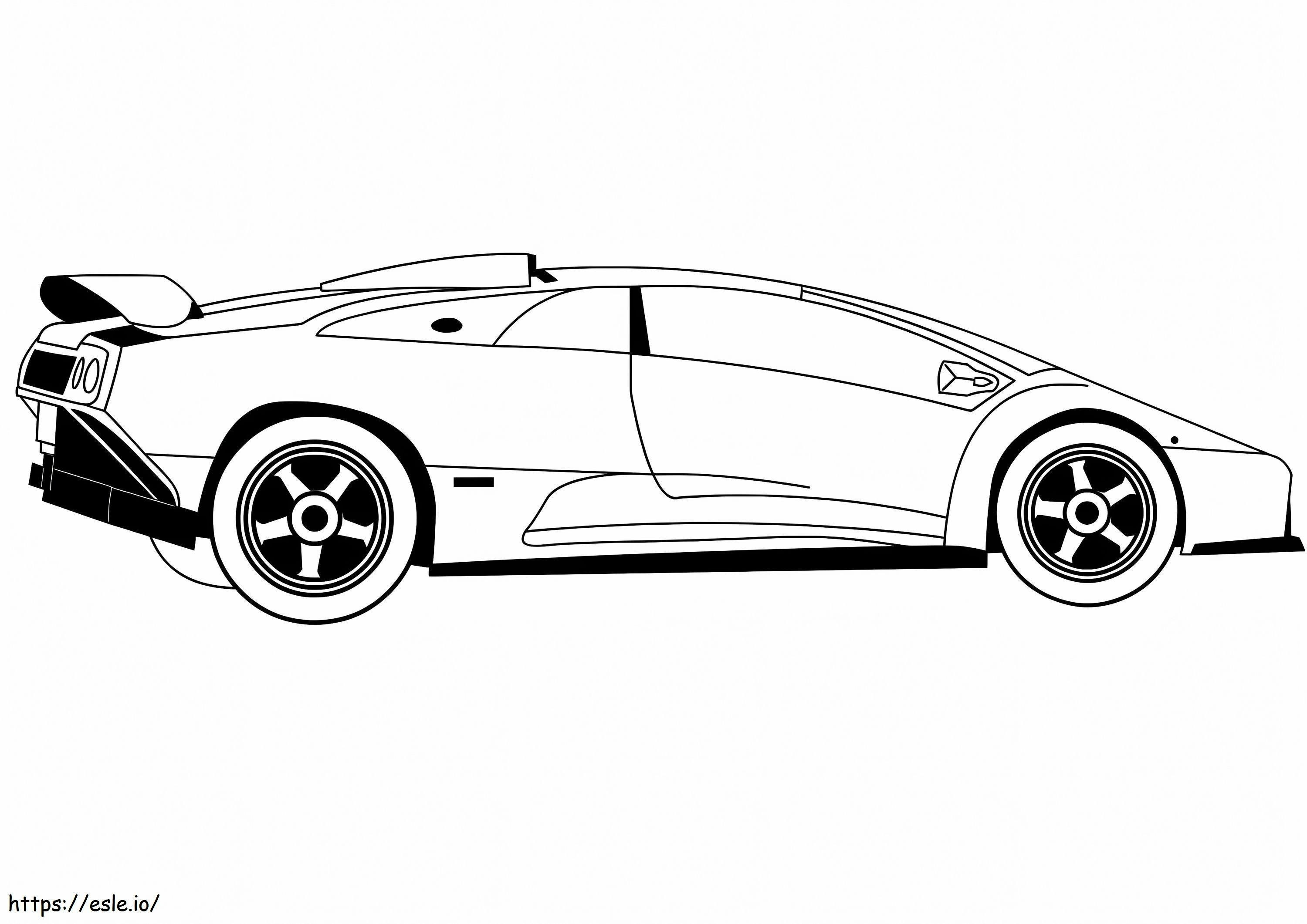 Lamborghini 15 coloring page