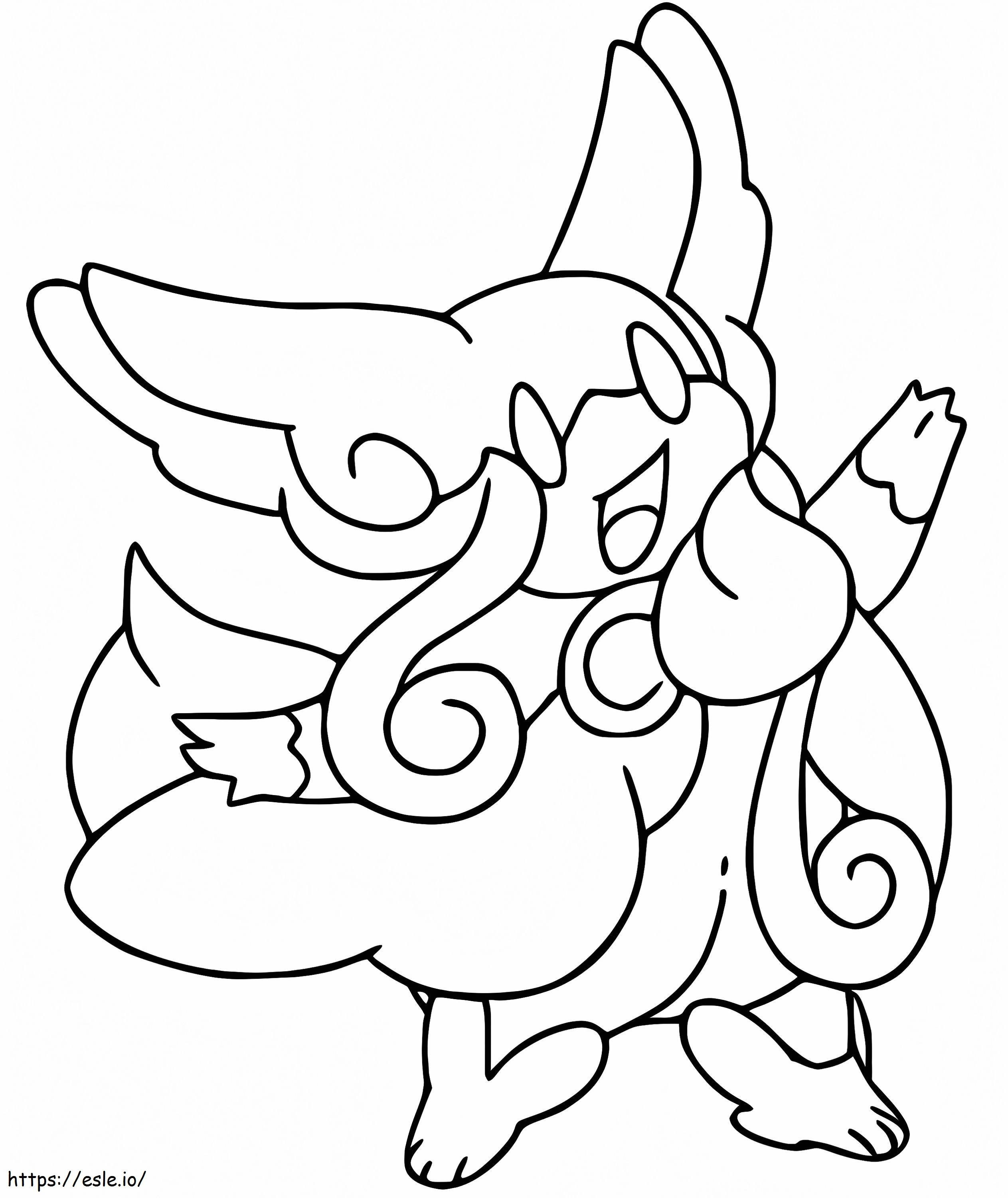 Coloriage Pokémon Méga Audino Gen 5 à imprimer dessin