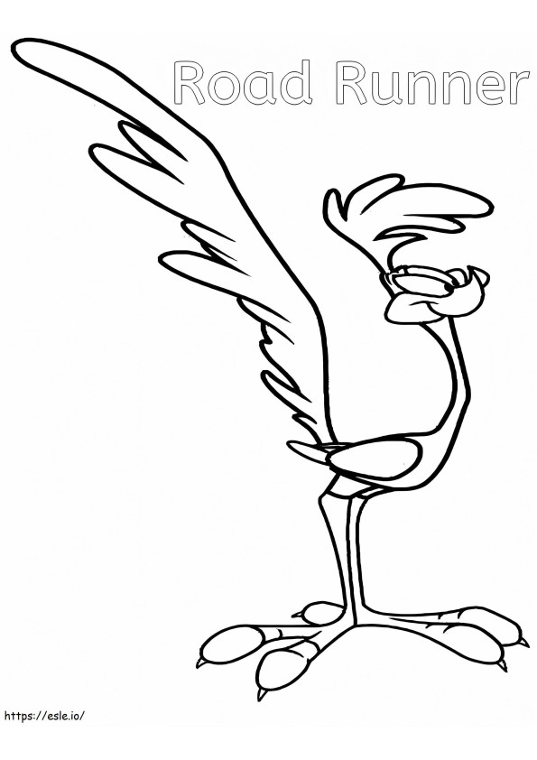 Basic Road Runner coloring page
