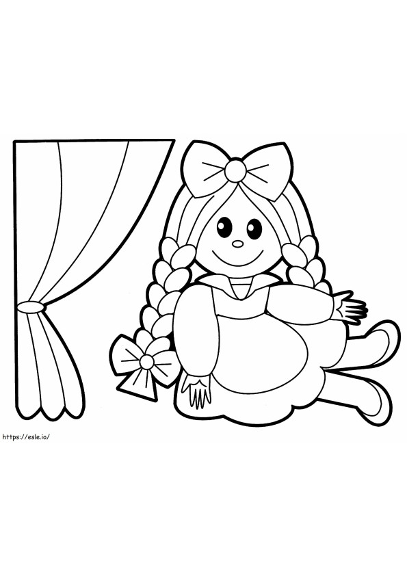 Scaled Doll coloring page