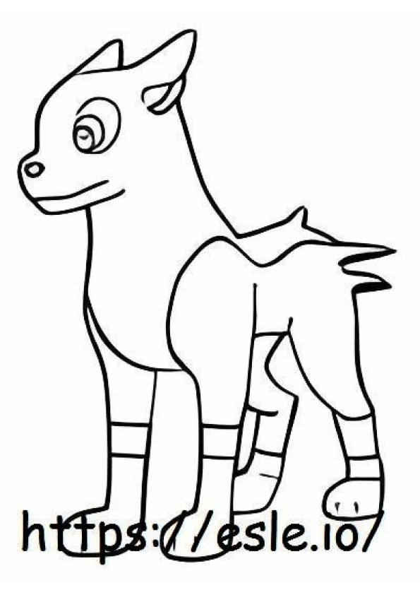 Boltund coloring page