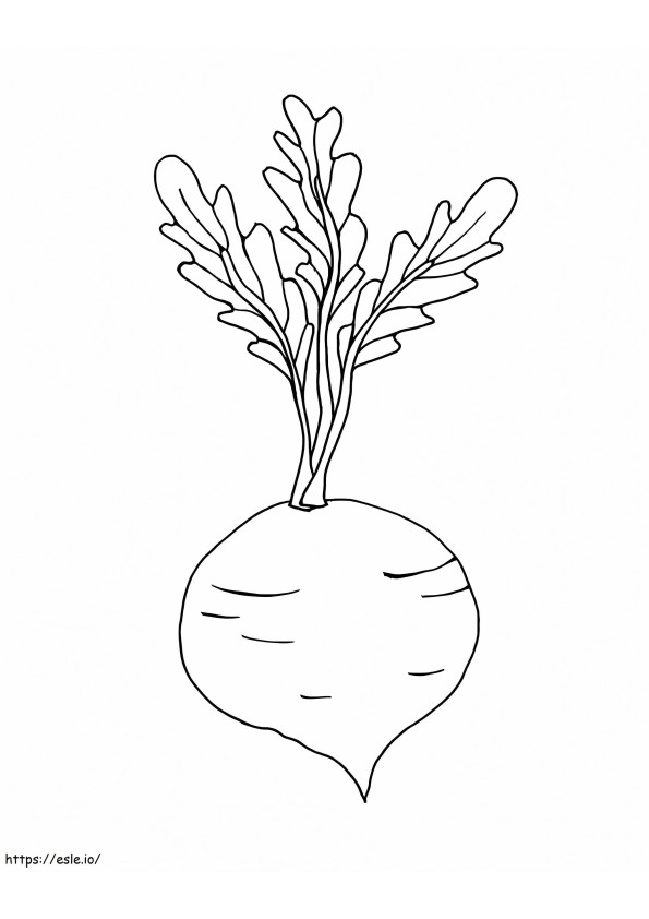 Beetroot 7 coloring page