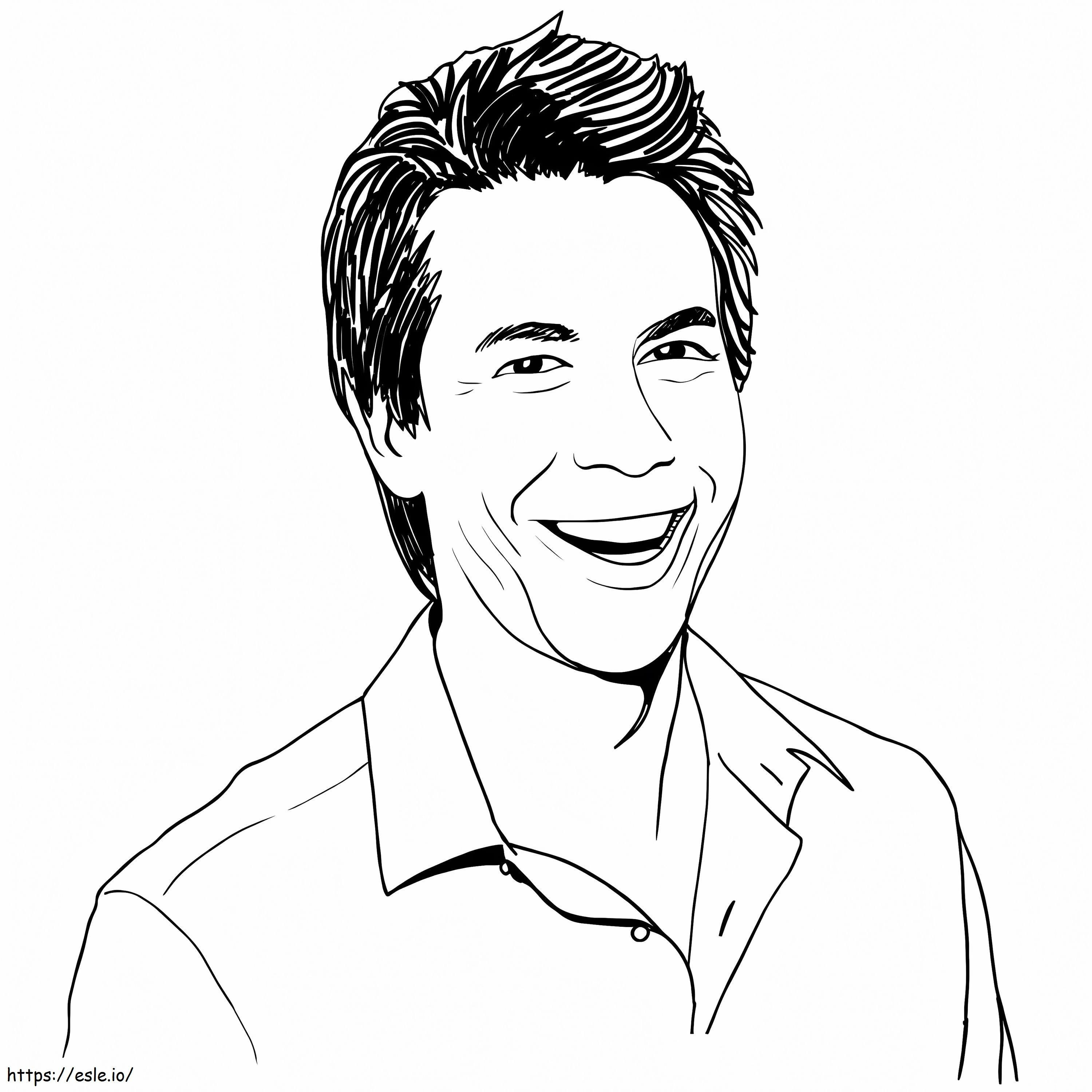 Spencer Shay From ICarly coloring page