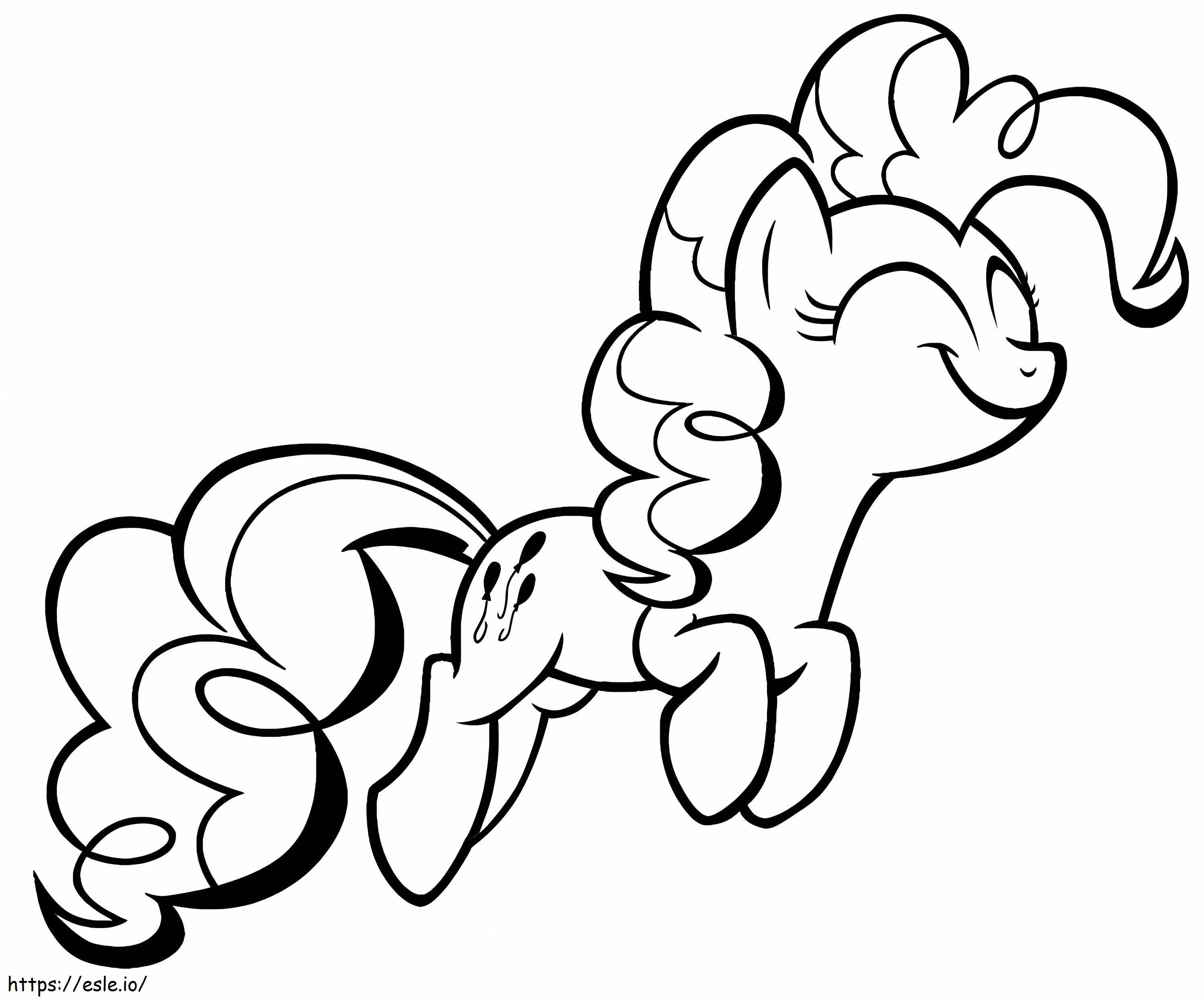 Pinkie Pie Is Happy coloring page