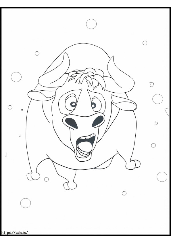 1533180512 Ferdinand In Panic A4 coloring page