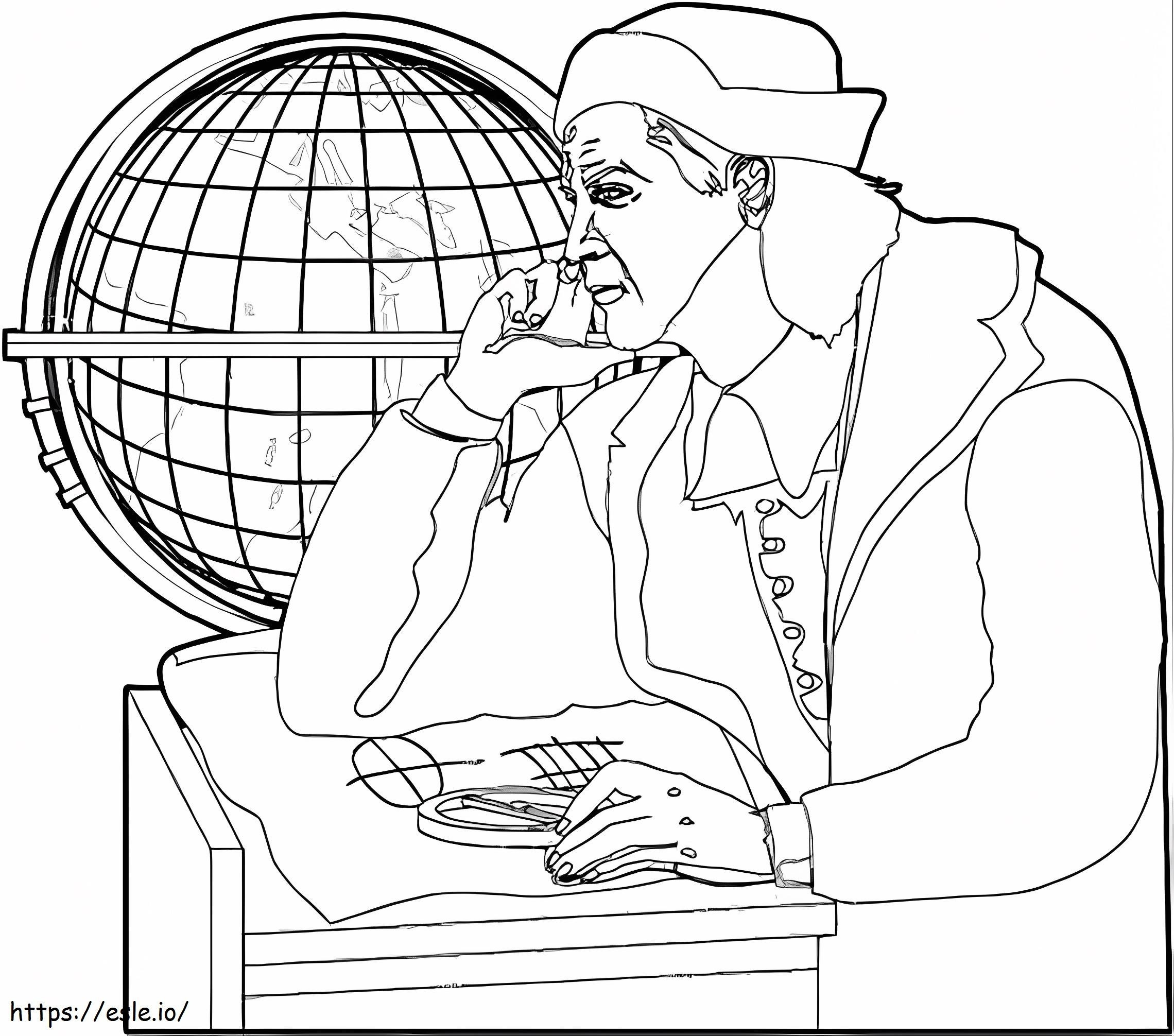 Christopher Columbus 5 coloring page
