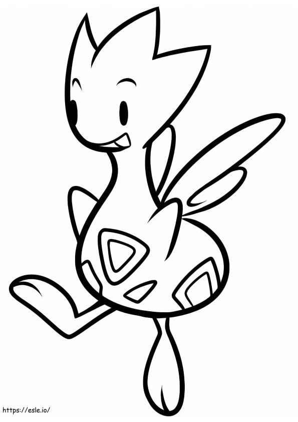 Printable Togetic coloring page