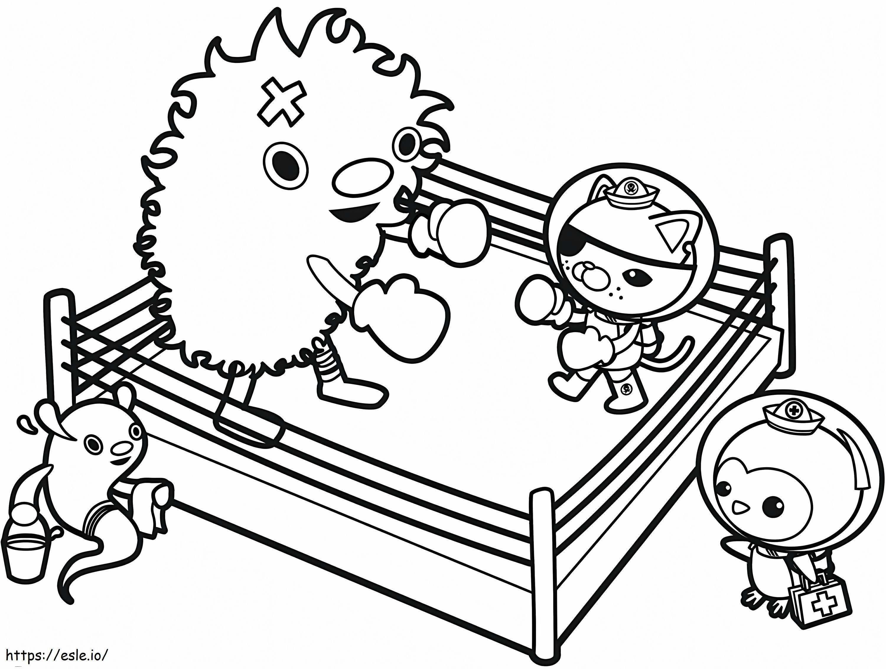 Octonauts From Boxeo coloring page