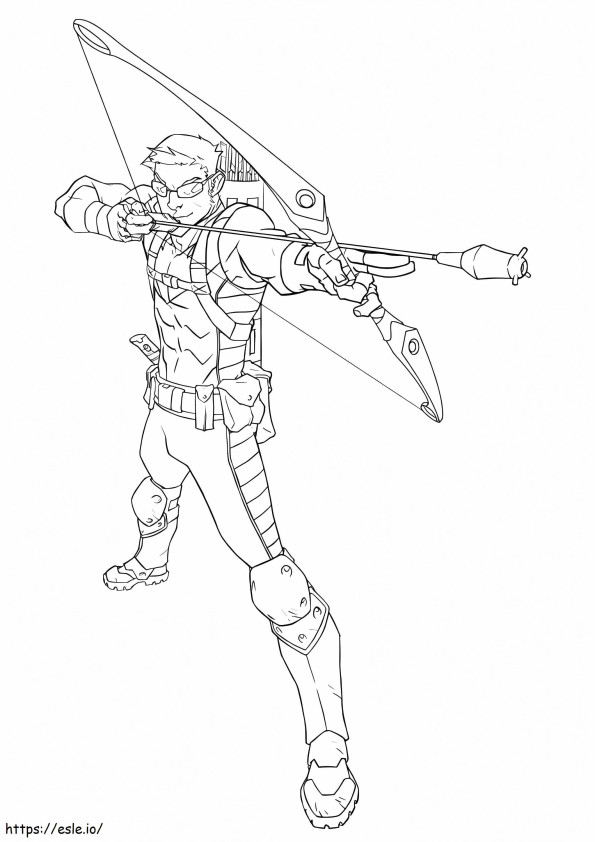 1526632561 Earth S Mightiest Marksman A4 coloring page