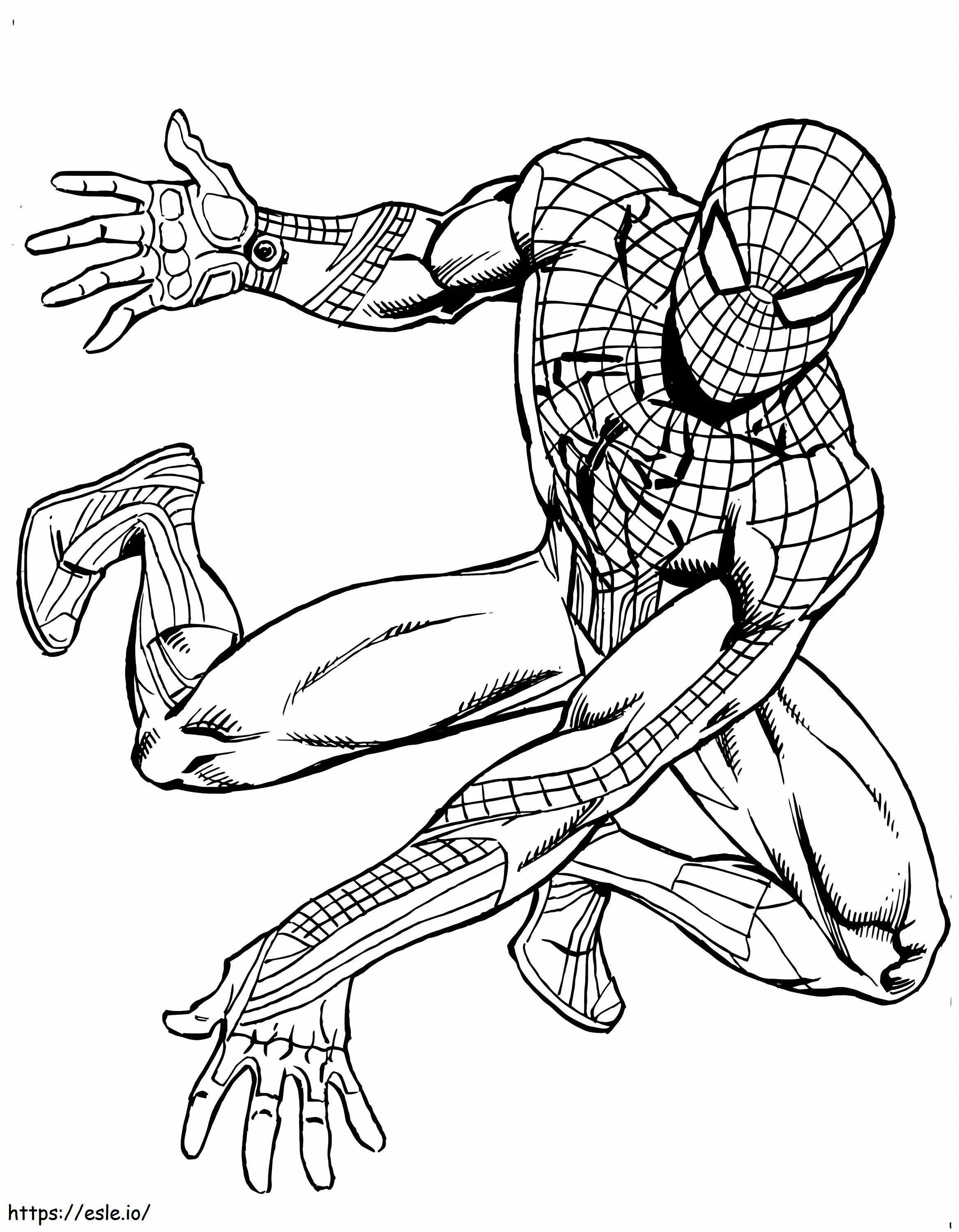 Spiderman 1 ausmalbilder