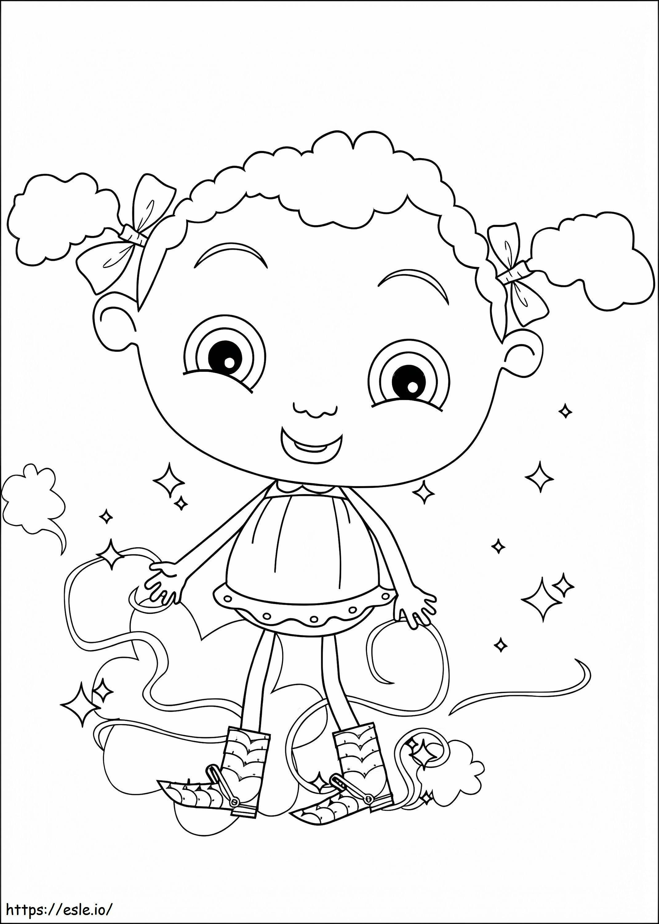 Adorable Franny coloring page