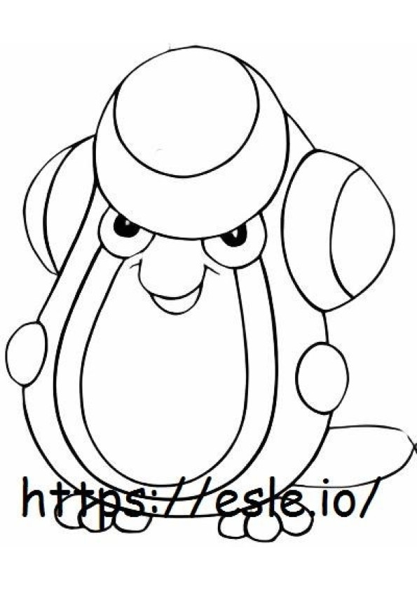 Palpitoad coloring page