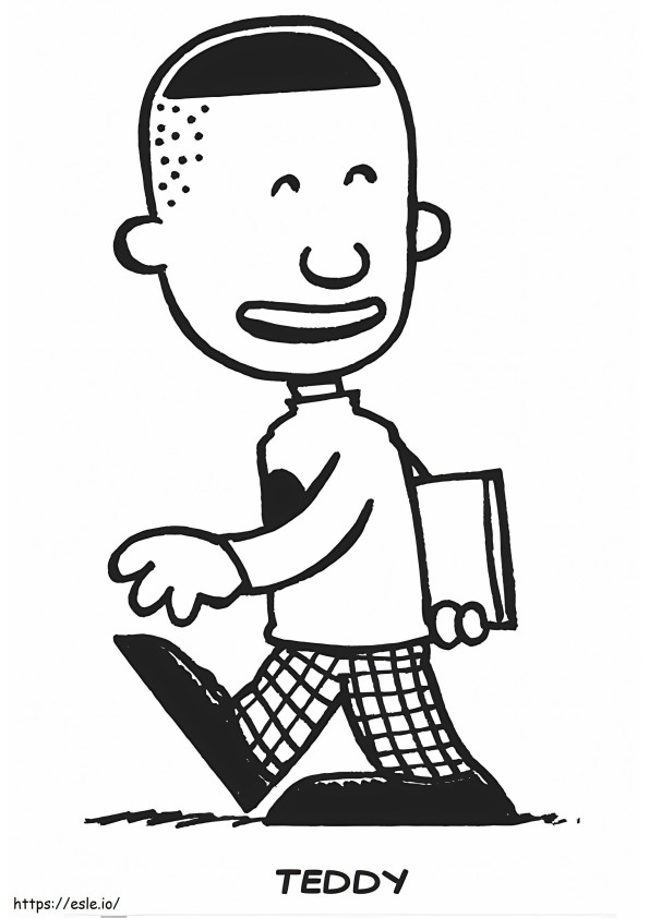 Teddy In Big Nate coloring page