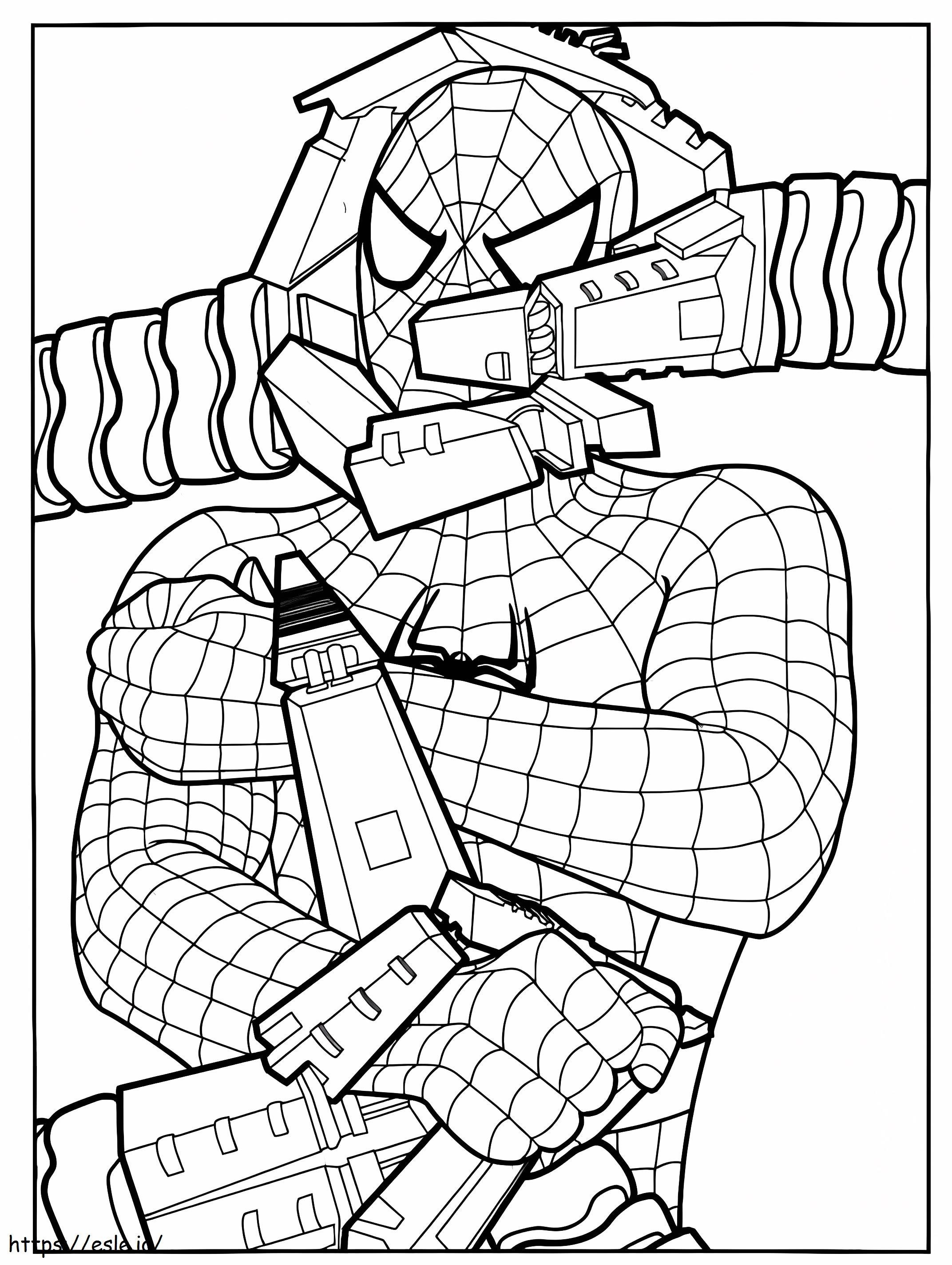 Spiderman 5 ausmalbilder
