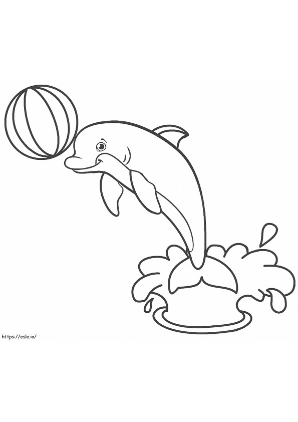 Dolphin To Print coloring page