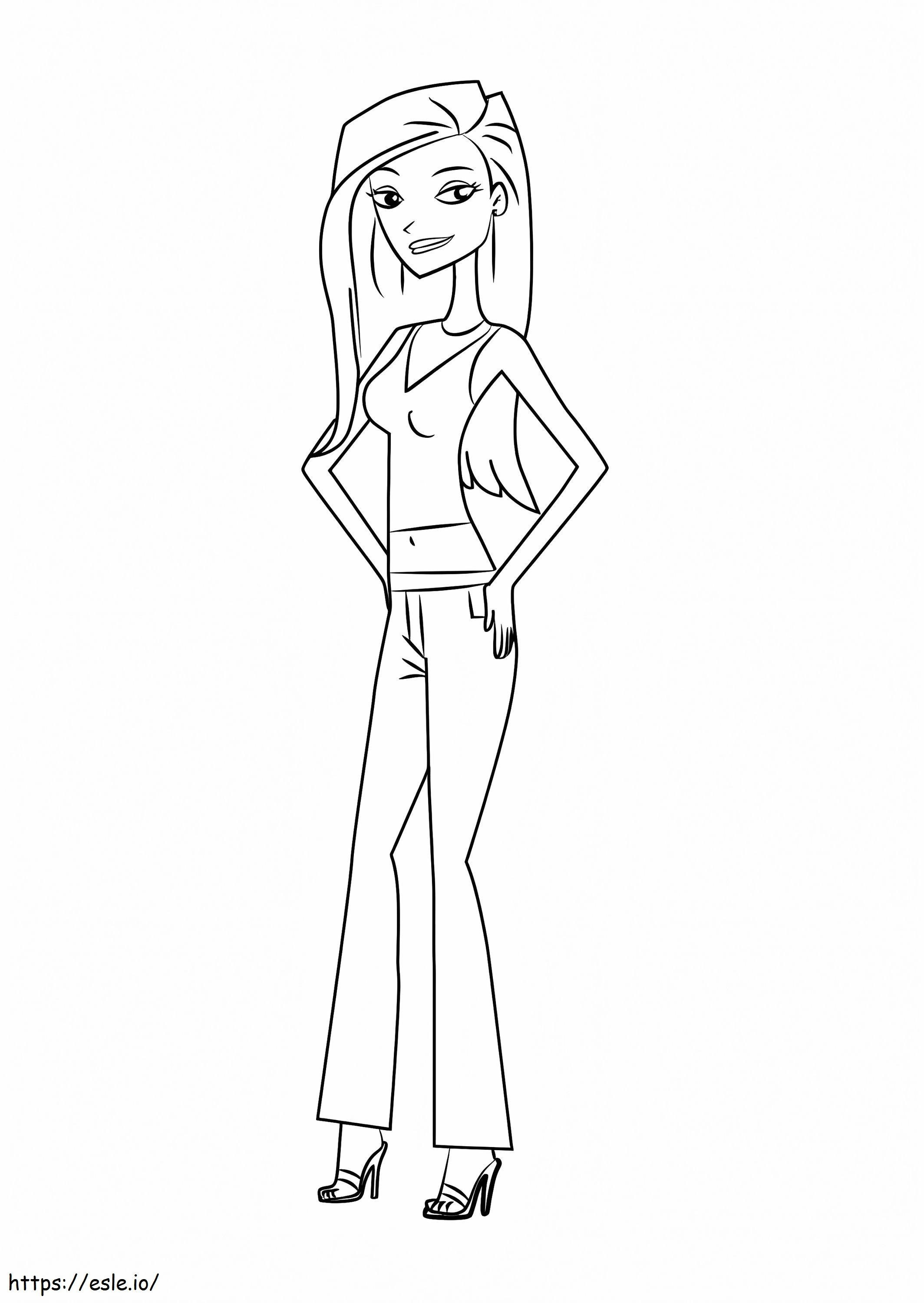 Courtney Masterson From 6Teen coloring page