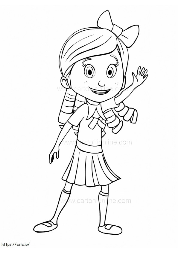 1592184310 Golden Curls And Teddy Bear 03 coloring page