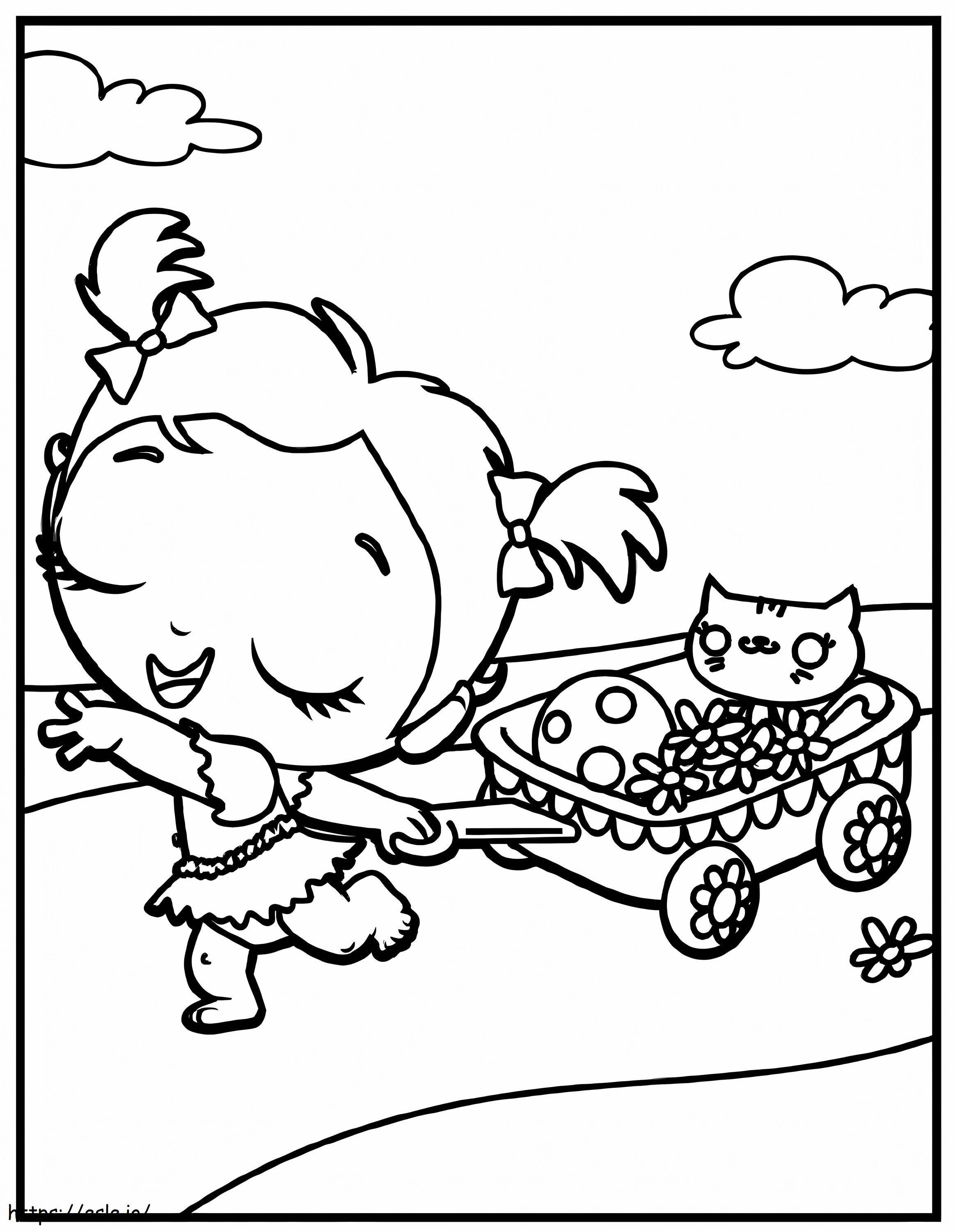 Fun With Baby Alive coloring page